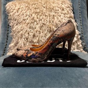 Schutz Snake Skin Pumps Size 6.5